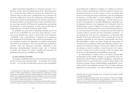 Créativités artificielles