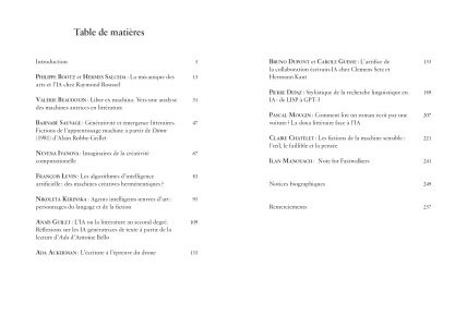 Créativités artificielles