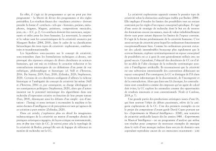 Créativités artificielles