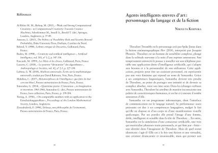 Créativités artificielles