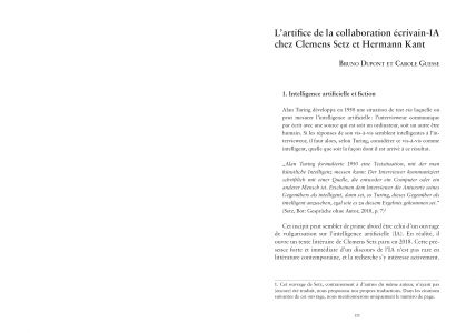 Créativités artificielles