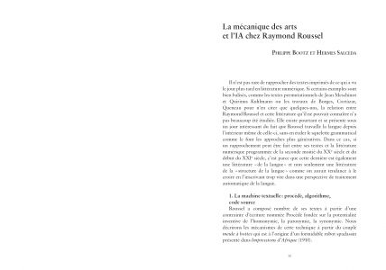 Créativités artificielles