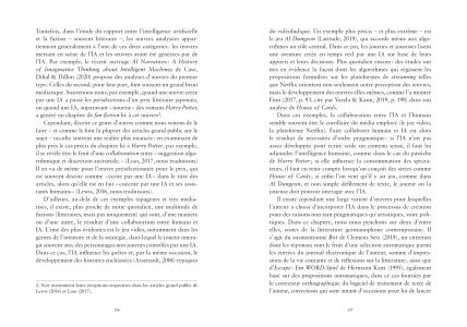 Créativités artificielles