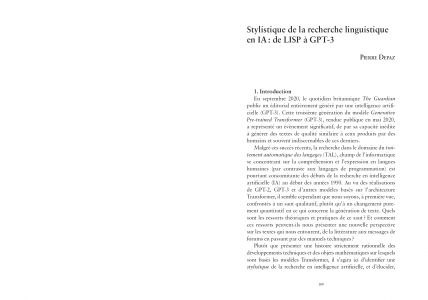 Créativités artificielles