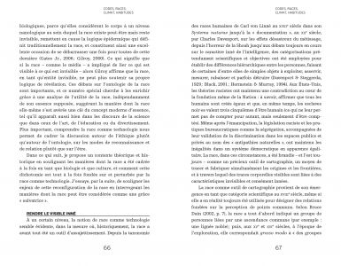 Codes, races, climat, habitudes