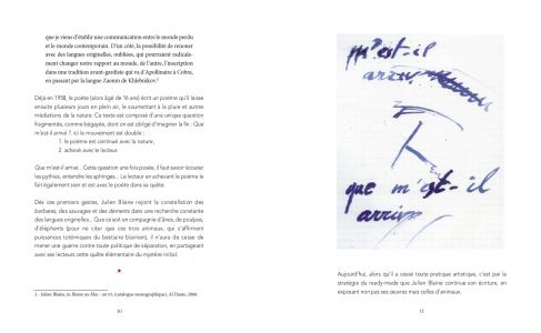 Julien Blaine présente quelques-uns de ses amis Animaux-&-artistes