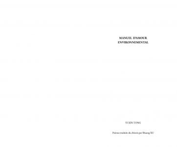 Manuel d'amour environnemental